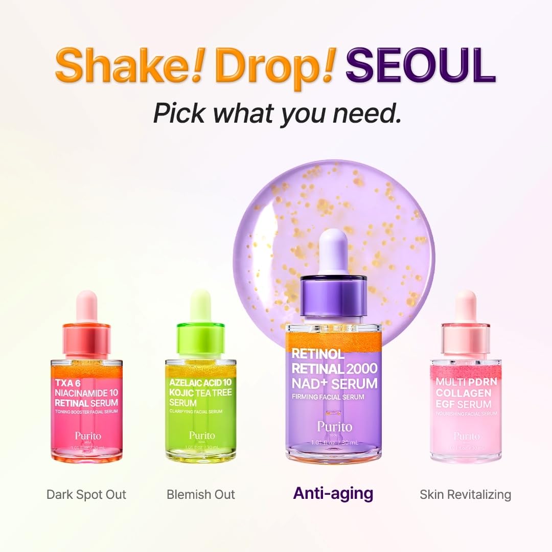 Purito Retinol Retinal 2000 NAD+ Serum 30ml