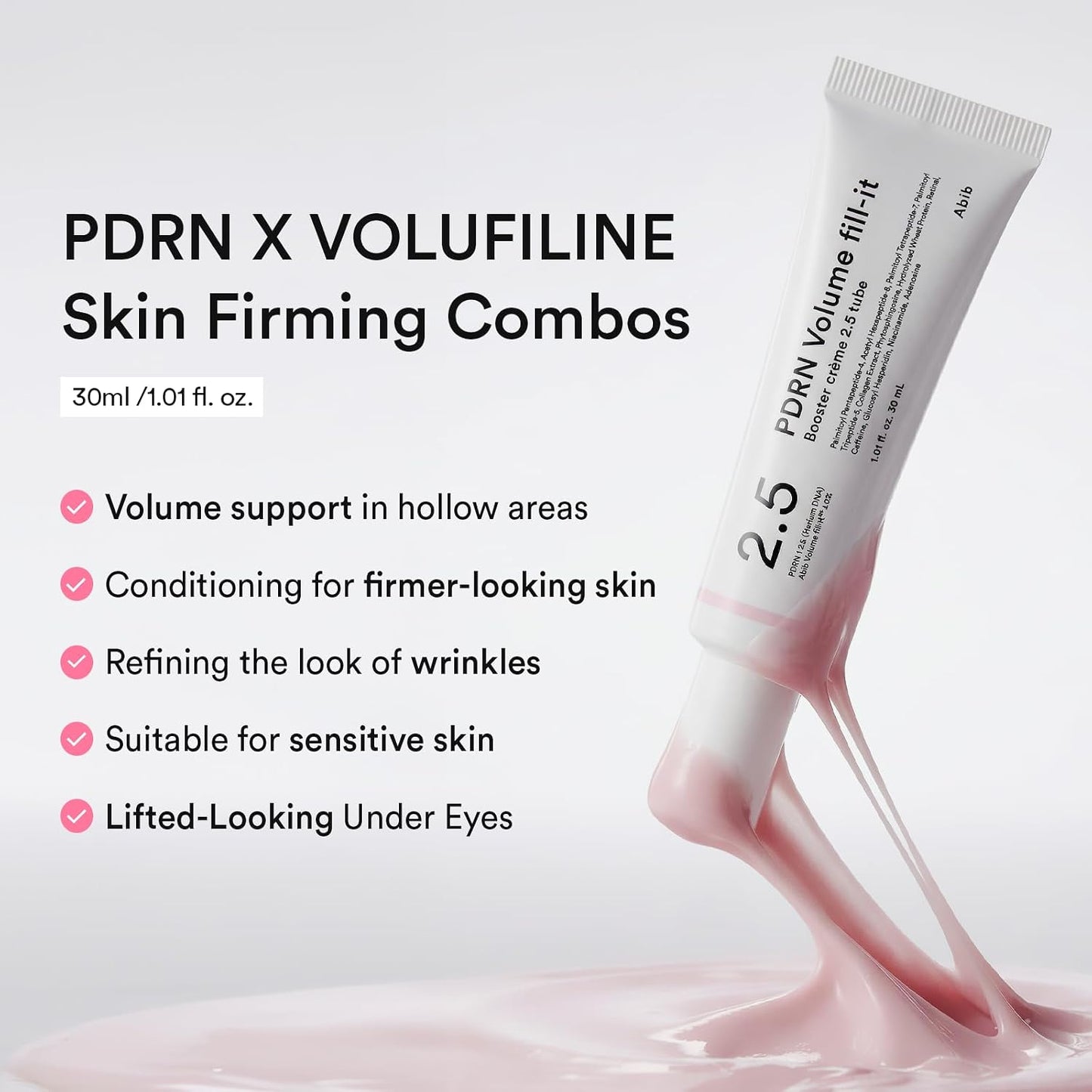 Abib PDRN Volume fill-it booster crème 2.5 tube 30ml