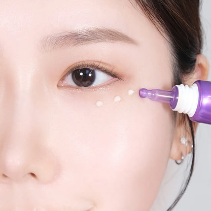 Person using aBIOHEAL BOH PROBIODERM 3D Lifting Eye & Wrinkle Cream on their face 