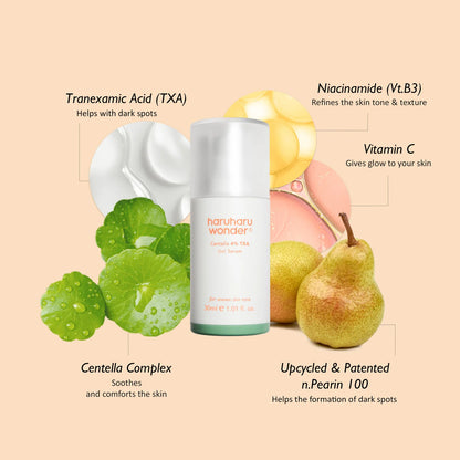 Haruharu Wonder Centella 4% TXA Gel Serum 30ml