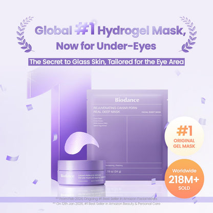 Biodance Caviar PDRN Eye Patches (30 Pairs)