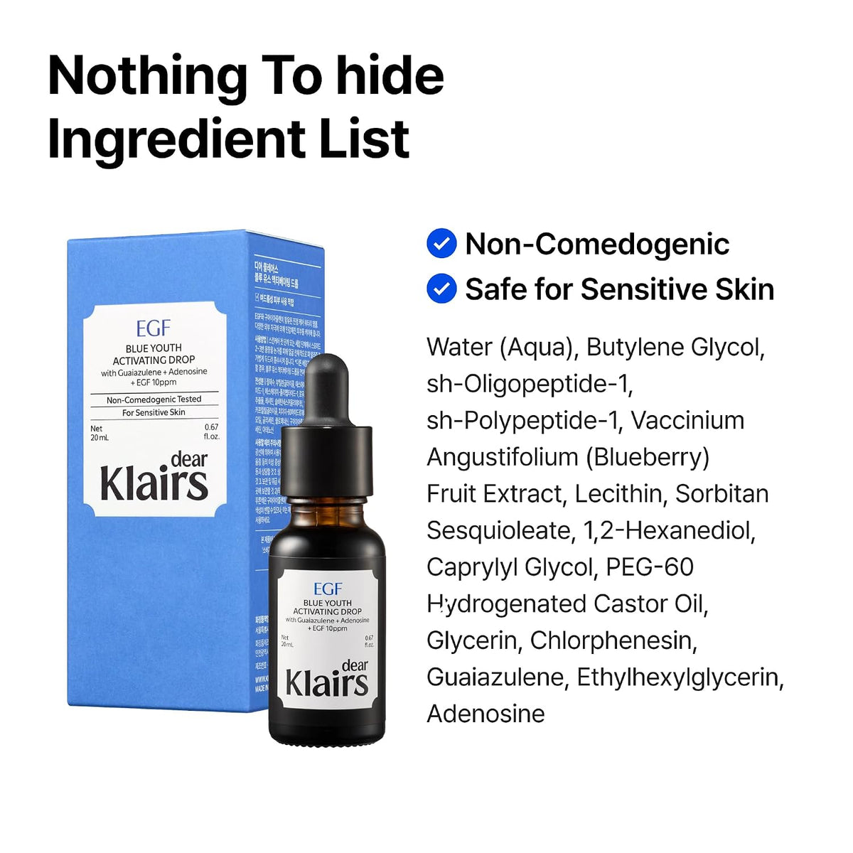 Dear Klairs EGF Blue Youth Activating Drop 50ml