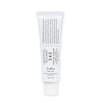 Tube of Dr. Althea 345 Relief Cream on a white background