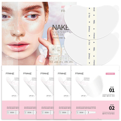 FRANZ Naked SunShield Peptide Patch L Size 5 Pairs