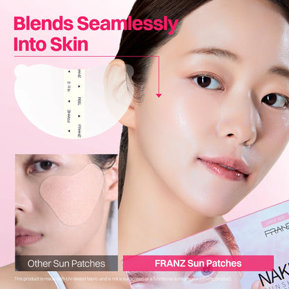 FRANZ Naked SunShield Peptide Patch L Size 5 Pairs