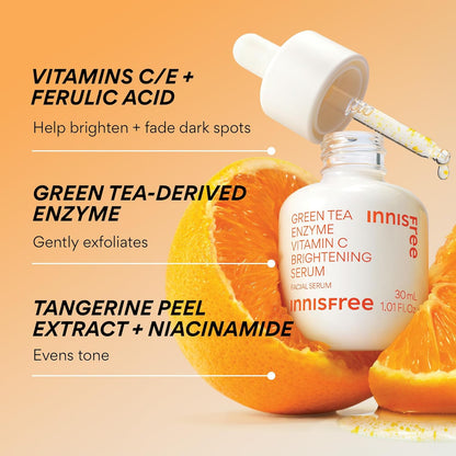 Innisfree Vitamin C Green Tea Enzyme Brightening Serum 30ml
