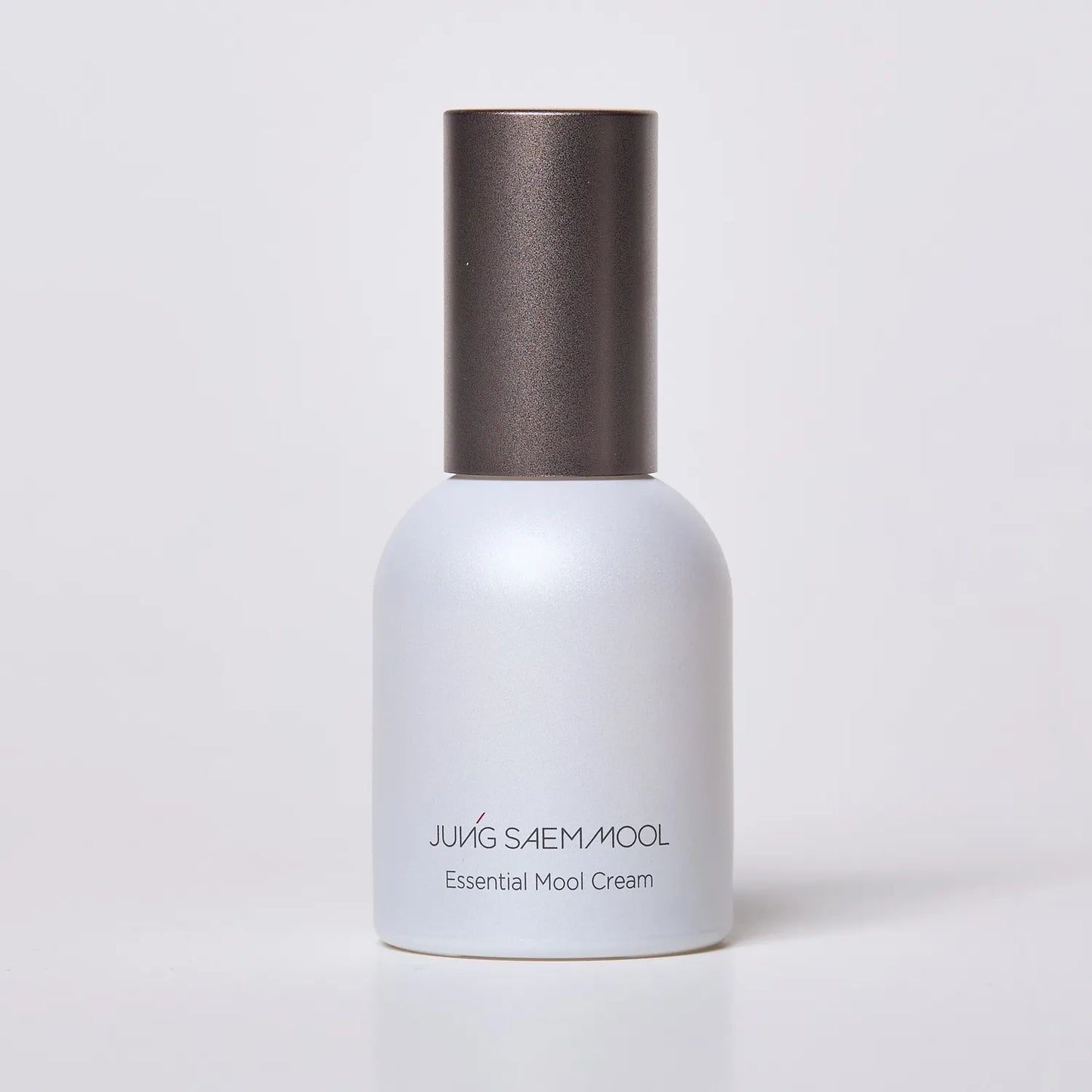 JUNGSAEMMOOL Essential Mool Cream bottle with brown cap on a light gray background