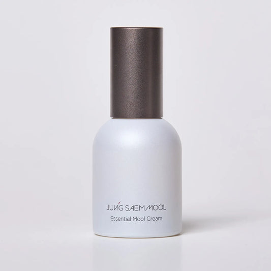 JUNGSAEMMOOL Essential Mool Cream bottle with brown cap on a light gray background