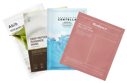 Glow Sheet Mask Bundle (4 Sheet Masks)