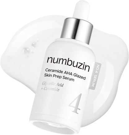 Numbuzin No.4 Ceramide AHA Glazed Skin Prep Serum 30ml