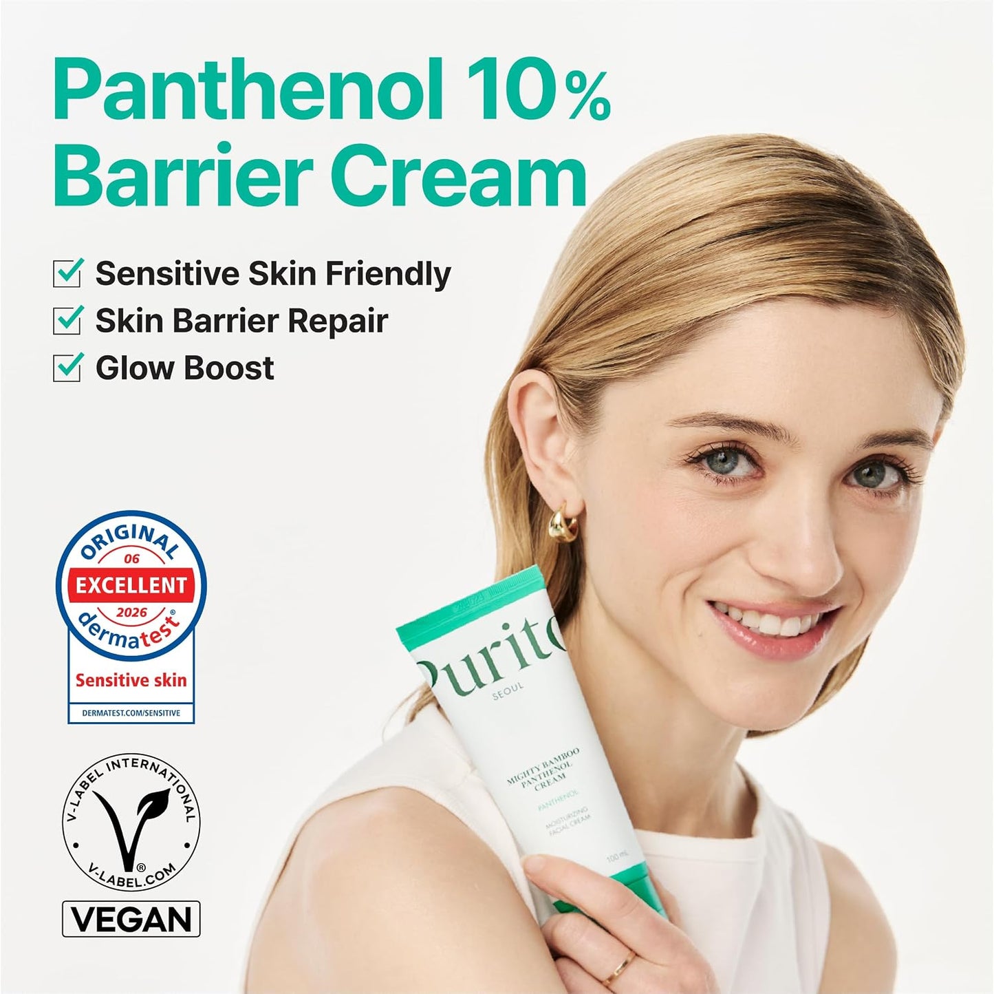 Purito Mighty Bamboo Panthenol Cream 100ml