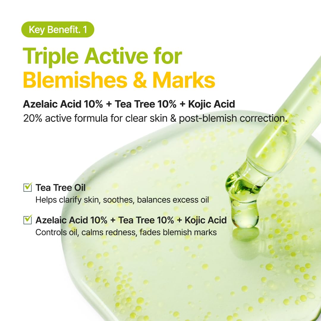 Purito Azelaic Acid 10 Kojic Tea Tree Serum 30ml
