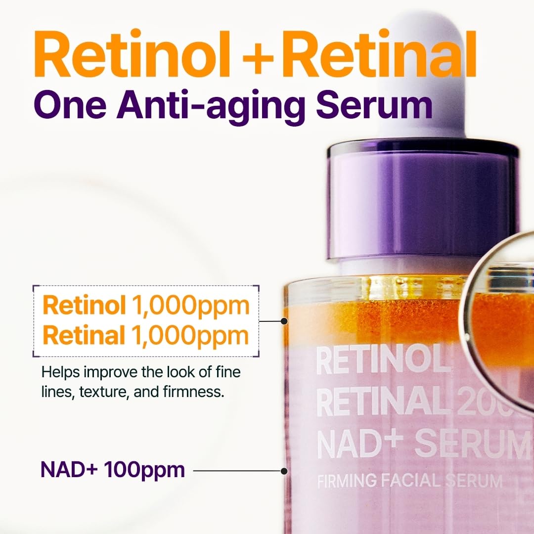 Purito Retinol Retinal 2000 NAD+ Serum 30ml