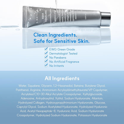 S. Nature Aqua Squalane Moisturising Cream 60ml + 30ml Set