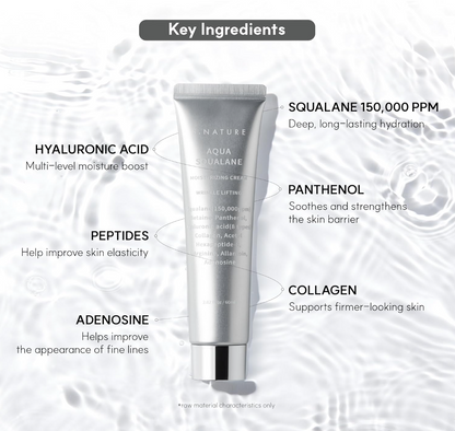 S. Nature Aqua Squalane Moisturising Cream 60ml + 30ml Set