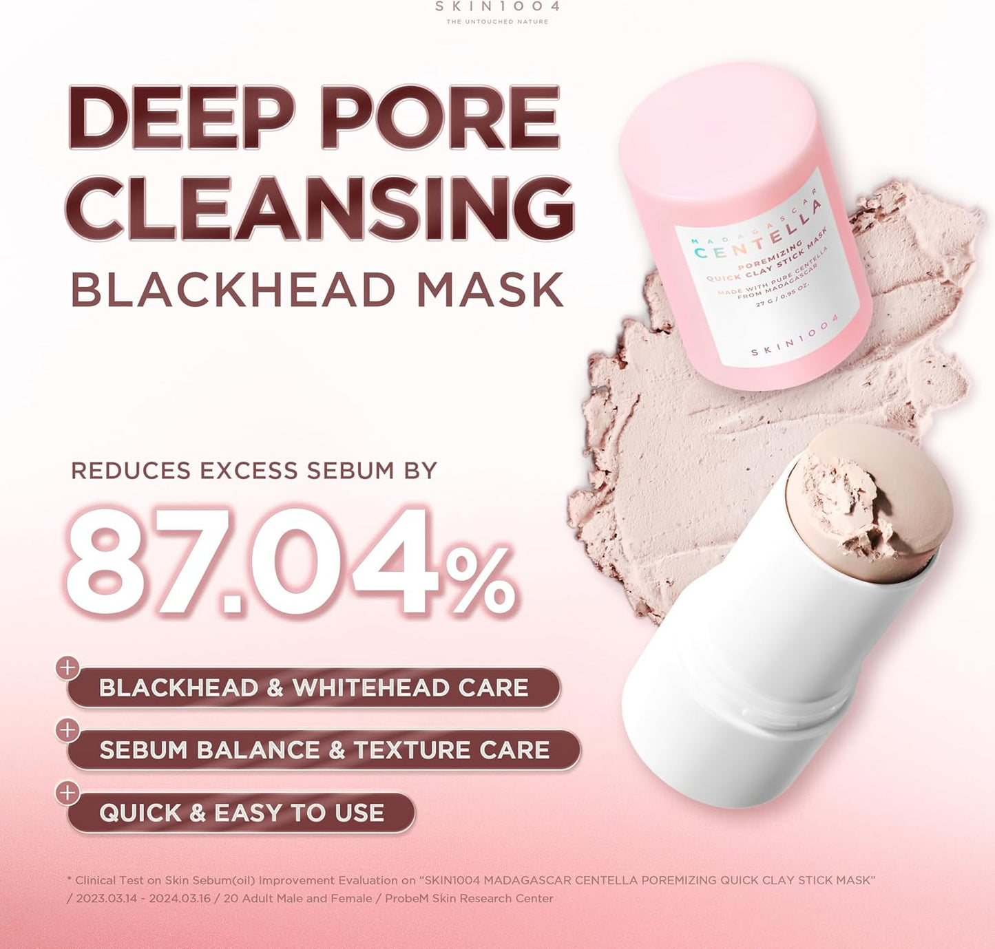 SKIN1004 Madagascar Centella Poremizing Quick Clay Stick Mask 27g