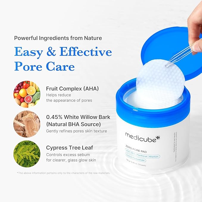 medicube Zero Pore Pad 2.0 (70 Pads) 155g
