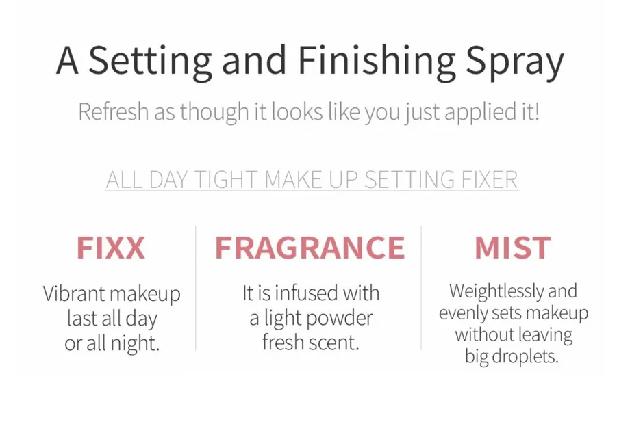 So Natural All Day Tight Make Up Setting Fixx 100ml